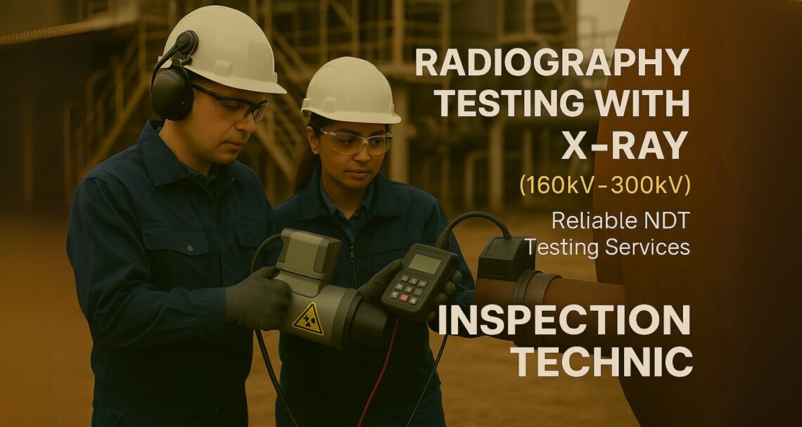 Certified radiography inspection using high-energy X-ray technology for internal flaw detection