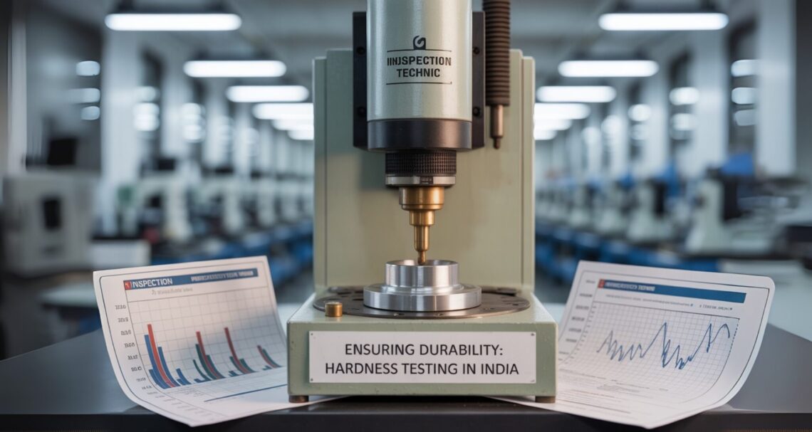 Certified hardness testing for industrial components using Rockwell, Brinell, and Vickers methods