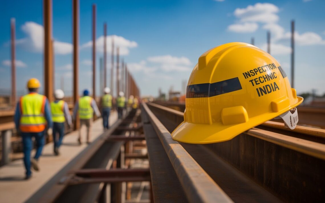 a photograph of a lone hard hat resting WNi1cqFSTOMIX 6JjJOEg 9epd9osqT3amahDz7Z4BvQ